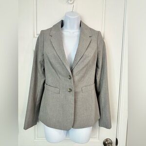 The Limited Gray Blazer Tailored Suit Jacket